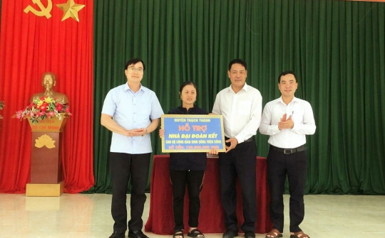 Huyện Thạch Thành (Thanh Hoá): Hàng trăm ngôi nhà được xây dựng cho người nghèo