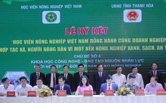 Học viện Nông nghiệp Việt Nam đồng hành cùng doanh nghiệp, HTX, người nông dân vì một nền nông nghiệp xanh, sạch, an toàn