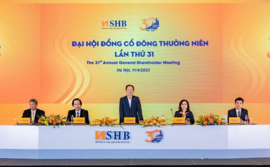 Chuyển đổi mạnh mẽ và toàn diện, SHB hướng mục tiêu hiệu quả Top đầu hệ thống