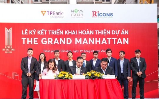 Novaland ký kết hợp tác triển khai hoàn thiện dự án The Grand Manhattan