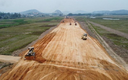 Dự án cao tốc Nghi Sơn - Diễn Châu: Nước rút về đích trong tháng 9/2023