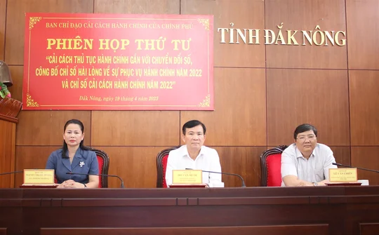 Đắk Nông: Xếp thứ 2 khu vực Tây Nguyên về cải cách hành chính phục vụ người dân doanh nghiệp