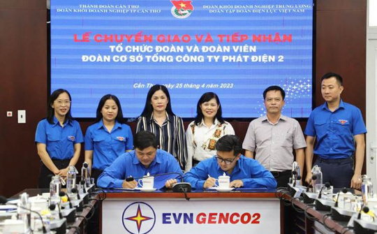 Chuyển giao Đoàn Thanh niên EVNGENCO2 về trực thuộc Đoàn Thanh niên EVN
