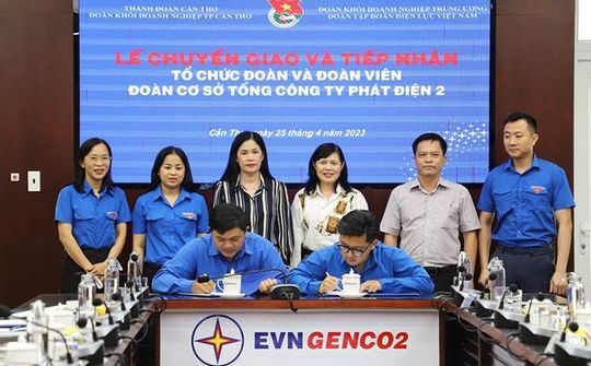 Chuyển giao Đoàn Thanh niên EVNGENCO2 về trực thuộc Đoàn Thanh niên EVN