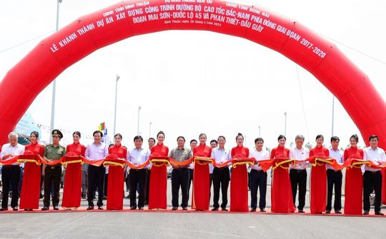 Khánh thành thêm 160 km đưa chiều dài khai thác trên trục cao tốc Bắc-Nam đạt 800 km