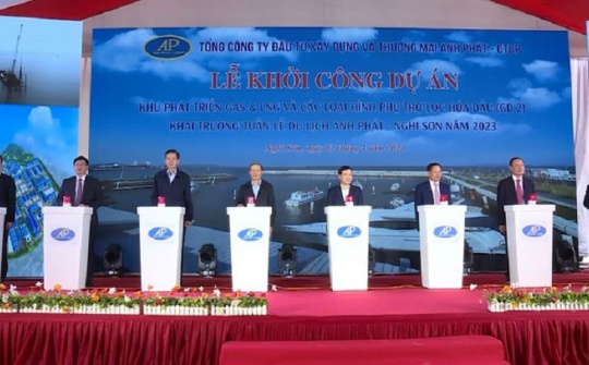 Khởi công giai đoạn 2 Dự án Khu phát triển GAS & LNG hơn 800 tỉ đồng