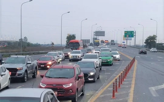 Lượng xe lưu thông trên các cao tốc do VEC quản lý tăng 16,87% so với cùng kỳ
