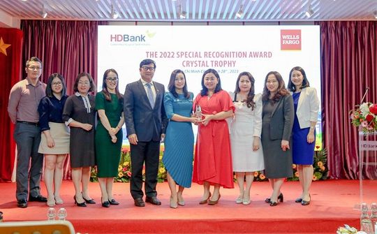 HDBank tiếp tục nhận giải thưởng chất lượng thanh toán quốc tế xuất sắc