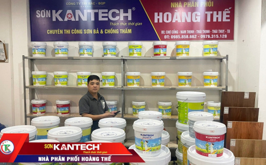 Hãng sơn Kantech: Liên tục mở rộng Kênh phân phối với những đối tác có kinh nghiệm và năng lực thi công