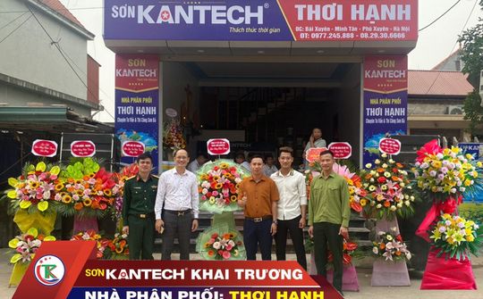 Hãng sơn Kantech: Khai trương Nhà phân phối Thơi Hạnh - Phú Xuyên, Hà Nội