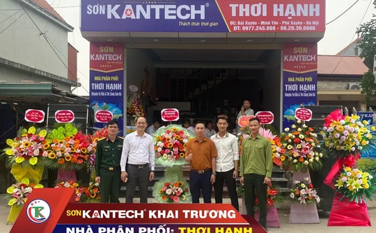Hãng sơn Kantech: Khai trương Nhà phân phối Thơi Hạnh - Phú Xuyên, Hà Nội