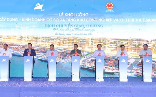Khởi công Khu phi thuế quan Xuân Cầu-khu phi thuế quan cảng biển lớn nhất Việt Nam