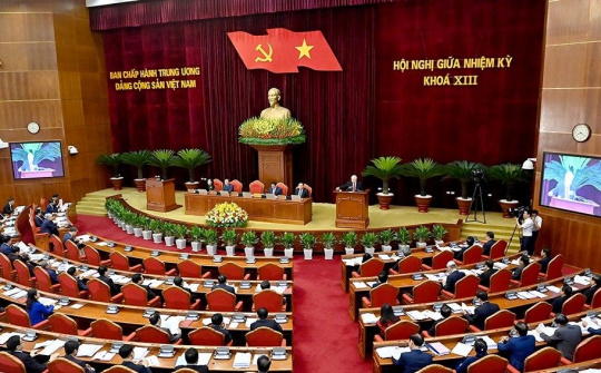 Khai mạc Hội nghị Trung ương giữa nhiệm kỳ khóa XIII