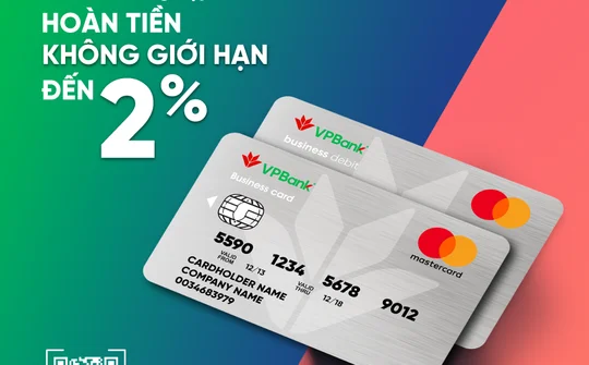Bộ đôi thẻ VPBiz của VPBank tung ưu đãi hoàn tiền hấp dẫn