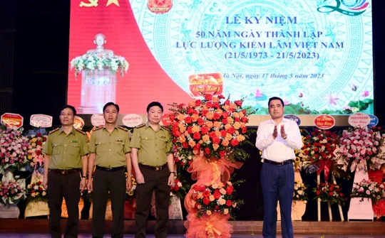 Kỷ niệm 50 năm Ngày thành lập lực lượng Kiểm lâm Việt Nam