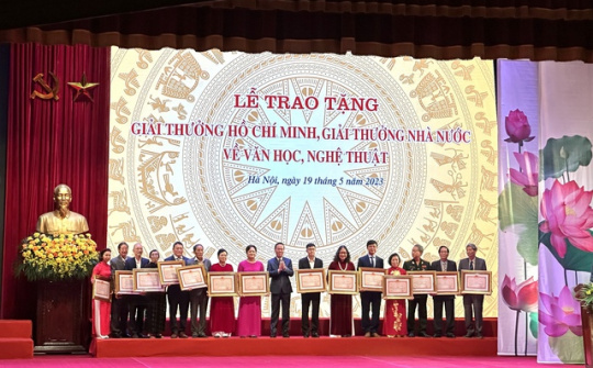 Trao tặng Giải thưởng Hồ Chí Minh, Giải thưởng Nhà nước về văn học, nghệ thuật năm 2022