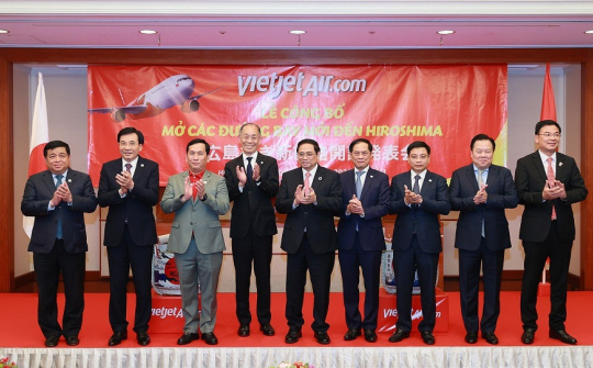 Vietjet công bố đường bay thẳng đầu tiên giữa Việt Nam và Hiroshima mừng Hội nghị thượng đỉnh G7