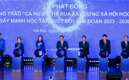 Thủ tướng Phạm Minh Chính: Huy động sự chung tay của toàn xã hội, tạo đột phá trong phát triển xã hội học tập