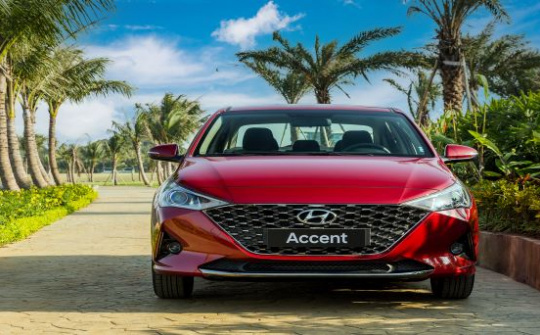 Hyundai Accent dẫn đầu doanh số bán hàng tháng 5