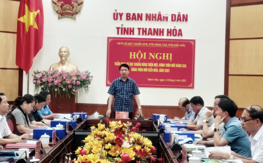 Thanh Hóa: Thẩm định, xét công nhận xã đạt chuẩn Nông thôn mới, NTM nâng cao, NTM kiểu mẫu cho 13 xã