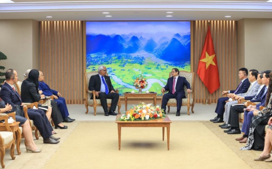 Thủ tướng Phạm Minh Chính tiếp Bộ trưởng Bộ Tư pháp Cuba