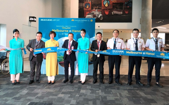 Vietnam Airlines khai trương đường bay thẳng Hà Nội - Melbourne