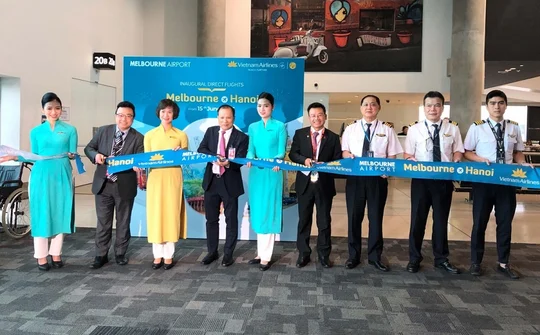 Vietnam Airlines khai trương đường bay thẳng Hà Nội - Melbourne
