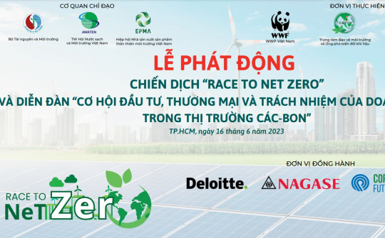 Lễ phát động chiến dịch Race To Net Zero và Diễn đàn "Cơ hội đầu tư, thương mại và trách nhiệm của doanh nghiệp trong thị trường các-bon"