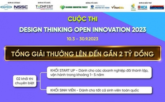 Cuộc thi “Design Thinking - Open Innovation 2023”: Khởi nghiệp bứt phá mọi giới hạn