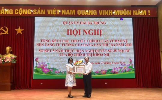 Tạp chí Việt Nam hội nhập đoạt giải chính thức  cuộc thi viết chính luận về bảo vệ nền tảng tư tưởng của Đảng