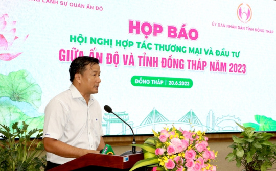 Sẽ có hơn 150 doanh nghiệp Ấn Độ đến Đồng Tháp