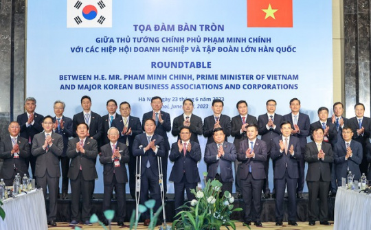 Thủ tướng: Kỳ vọng hợp tác kinh tế Việt Nam-Hàn Quốc đạt kết quả gấp 3 đến 4 lần hiện nay