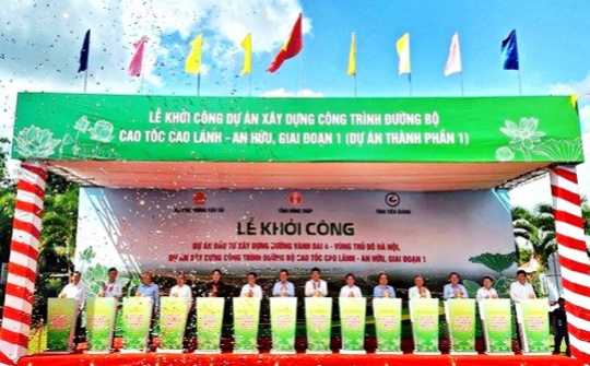 Cao tốc Cao Lãnh-An Hữu – Dự án mang nhiều kỳ vọng