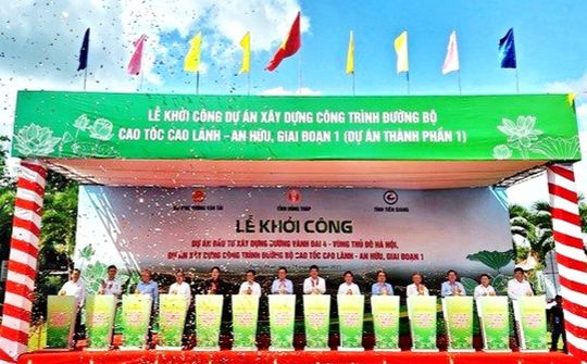 Cao tốc Cao Lãnh-An Hữu – Dự án mang nhiều kỳ vọng