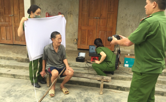 Công an huyện Như Xuân dẫn đầu tỉnh Thanh Hóa về cấp CCCD gắn chíp