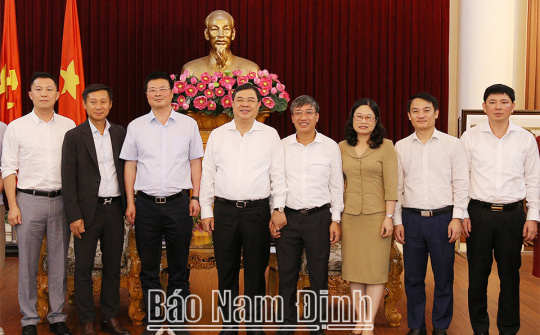 Nam Định đón loạt dự án khủng từ Sunrise Material (Singapore) và JiaWei