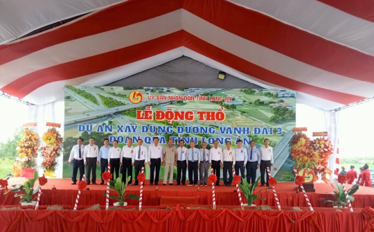 Lễ động thổ Dự án Vành đai 3 - TPHCM đoạn qua Long An
