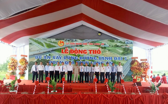 Lễ động thổ Dự án Vành đai 3 - TPHCM đoạn qua Long An
