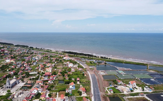 Toàn cảnh 65km đường ven biển Nam Định hơn 2.650 tỷ đồng đang thành hình