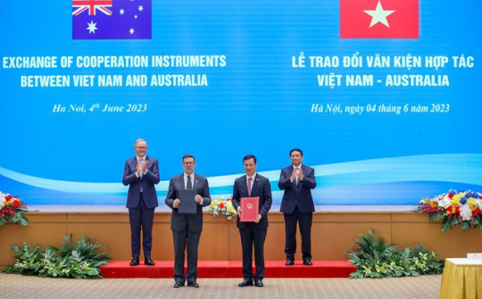 Việt Nam - Australia trao đổi nhiều văn kiện hợp tác quan trọng và khai trương 2 đường bay thẳng mới
