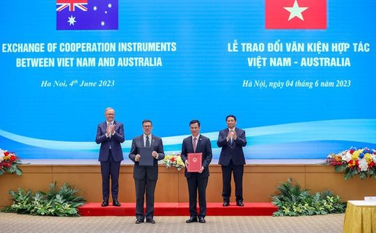 Việt Nam - Australia trao đổi nhiều văn kiện hợp tác quan trọng và khai trương 2 đường bay thẳng mới