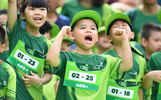 Giải chạy Vietcombank Let’s Run 2023 hưởng ứng tháng hành động vì trẻ em