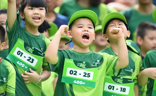 Giải chạy Vietcombank Let’s Run 2023 hưởng ứng tháng hành động vì trẻ em