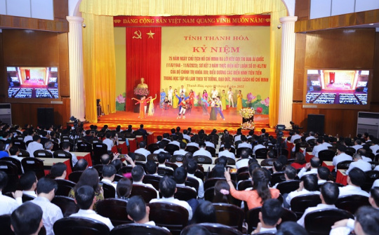 Thanh Hóa kỷ niệm 75 năm ngày Chủ tịch Hồ Chí Minh ra Lời kêu gọi thi đua ái quốc