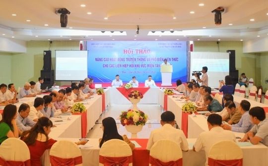 Trao đổi, chia sẻ về truyền thông, phổ biến kiến thức giữa các Liên hiệp Hội khu vực miền Tây Nam Bộ
