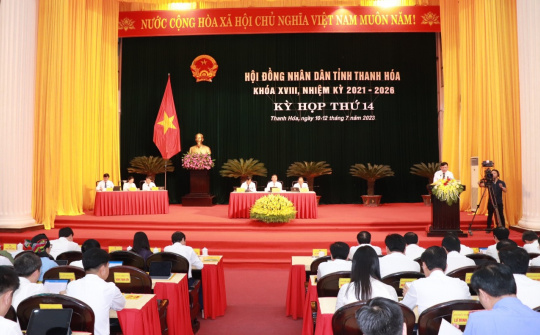 Kỳ họp thứ 14, HĐND tỉnh Thanh Hoá khoá XVIII: Xem xét và quyết định nhiều nội dung quan trọng