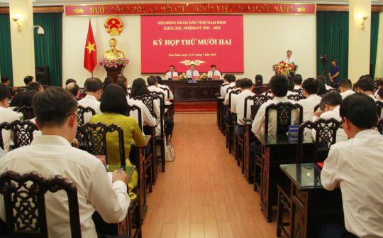 Nam Định: 23 nghị quyết được thông qua tại kỳ họp thứ 12 HĐND tỉnh khóa XIX