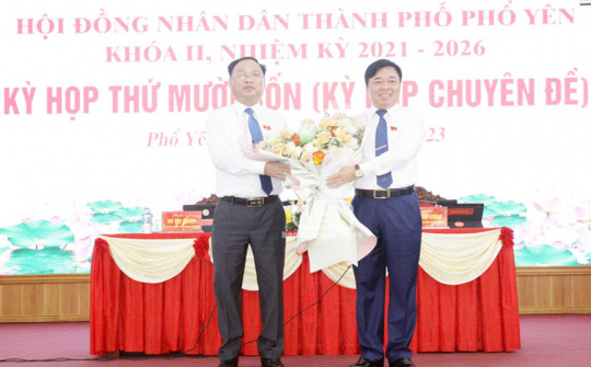 Thái Nguyên: Ông Nguyễn Công Thịnh được bầu làm Chủ tịch UBND TP. Phổ Yên