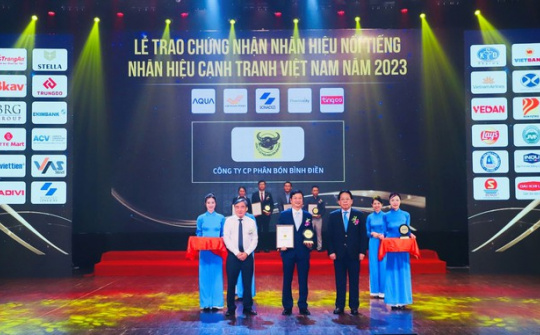 Bình Điền-Đầu Trâu đạt 'Top 10 nhãn hiệu nổi tiếng Việt Nam năm 2023'