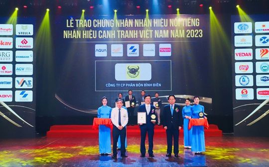 Bình Điền-Đầu Trâu đạt 'Top 10 nhãn hiệu nổi tiếng Việt Nam năm 2023'